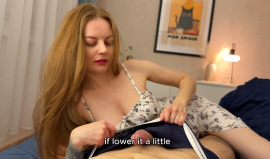 Троюродная сестрица тестирует со сводным братом оральные забавы...